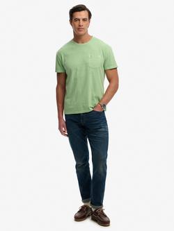Superdry Classic Pocket T-Shirt, Pastel Peppermint - view 2, Pastel Peppermint