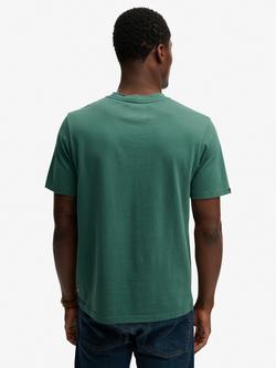 Superdry Cotton Retro Outdoor Relaxed T-Shirt, Hunter Green - view 2, Hunter Green