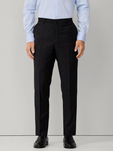 Hackett London Wool Suit Trousers, Grey