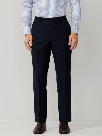 Hackett London Wool Suit Trousers, Midnight Blue