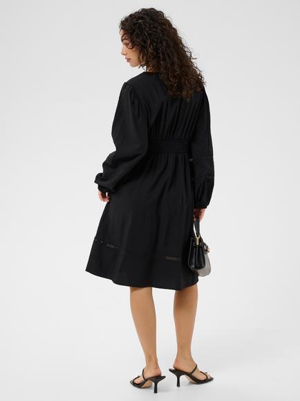 KAFFE Haily Dress, Black Deep - view 2, Black Deep