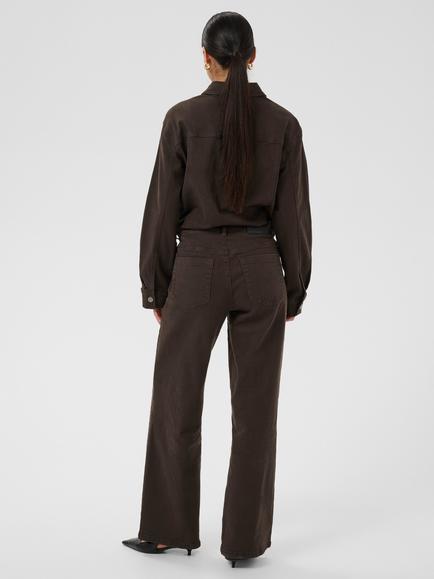 KAFFE Brook Wide Leg Jeans, Coffee Bean - view 2, Coffee Bean