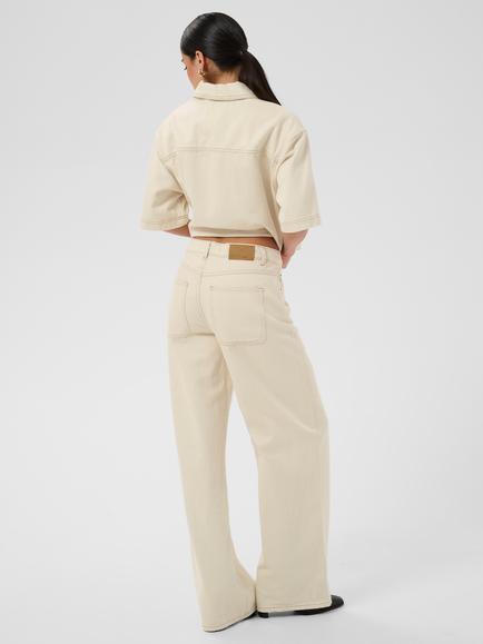KAFFE Kacatharina Wide Leg Jeans, Off White Washed - view 2, Off White Washed