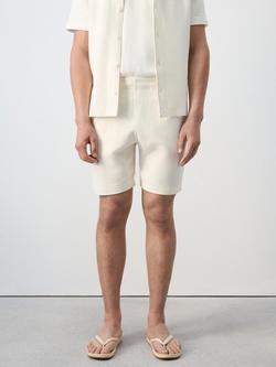 Mango Cotton Bermuda Shorts, Raw, Raw
