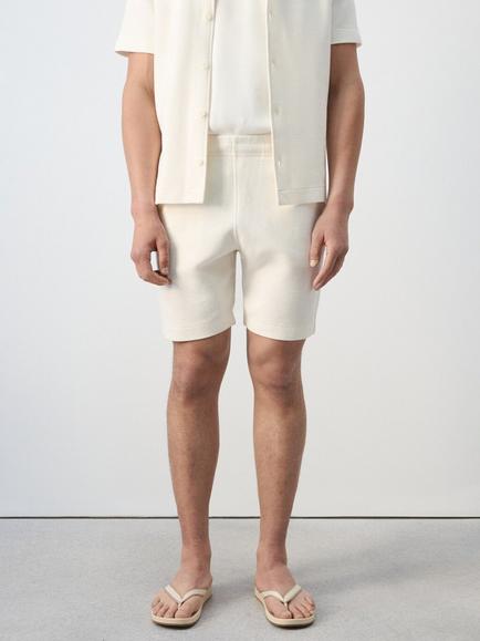 Mango Cotton Bermuda Shorts, Raw, Raw