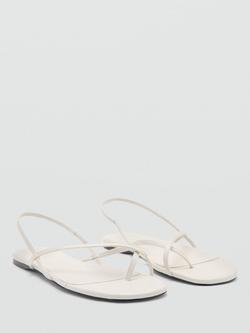 Mango Slingback Thong Sandals, Raw - view 2, Raw
