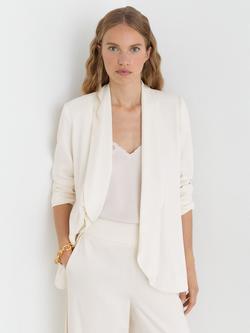 Reiss Clover Tailored Blazer, White, White