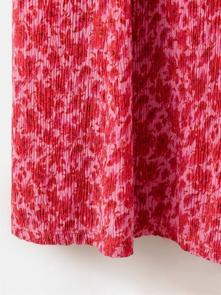 Mango Floral Scoop Neck Slip Dress, Pink - view 2, Pink