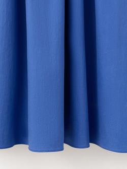 Mango Bandeau Gathered Bodice Midi Dress, Blue - view 2, Blue