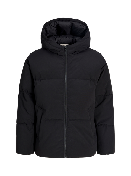 JJXX Kids' Hooded Puffer Jacket, Black - view 2, Black