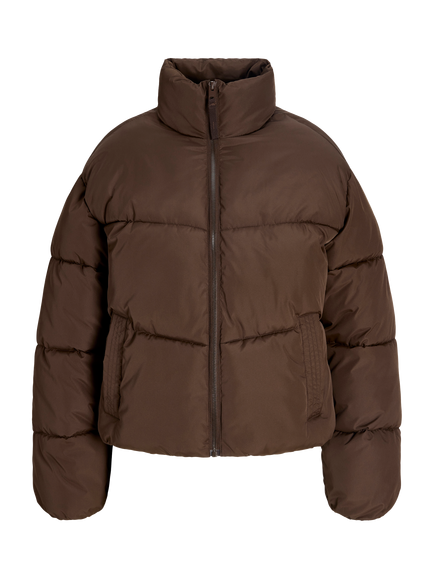JJXX Kids' Maeve Short Puffer Jacket, Brown, Brown