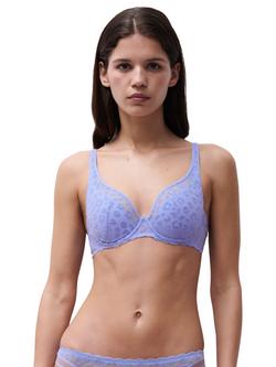 Chantelle Girls Plunge T-Shirt Bra, Cornflower Blue