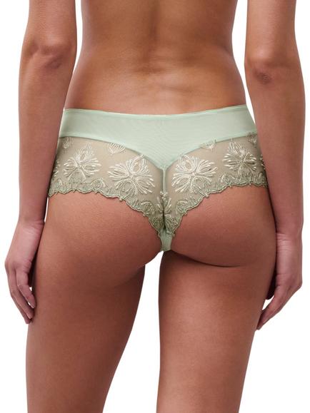 Chantelle Champs Elysees Lace Shorty Knickers - view 2, Powder Green