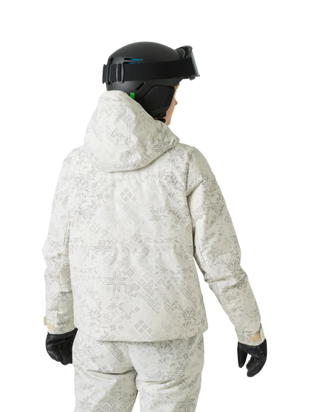 Helly Hansen Women's Nora Short Puffa Ski Jacket, 034 Cream New N - view 2, 034 Cream New N