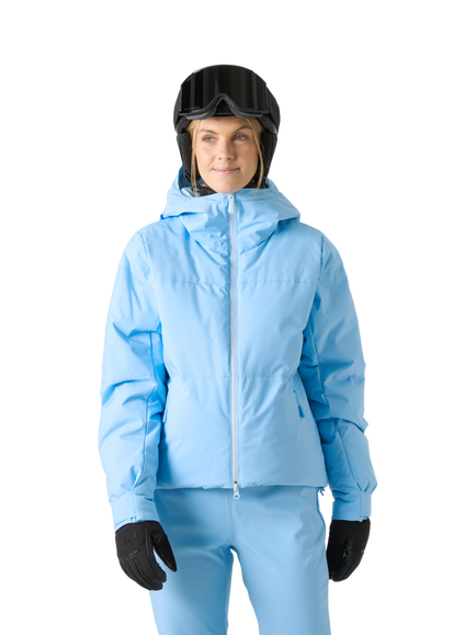 Helly Hansen Women's Nora Short Puffa Ski Jacket, 627 Bright Blue, 627 Bright Blue