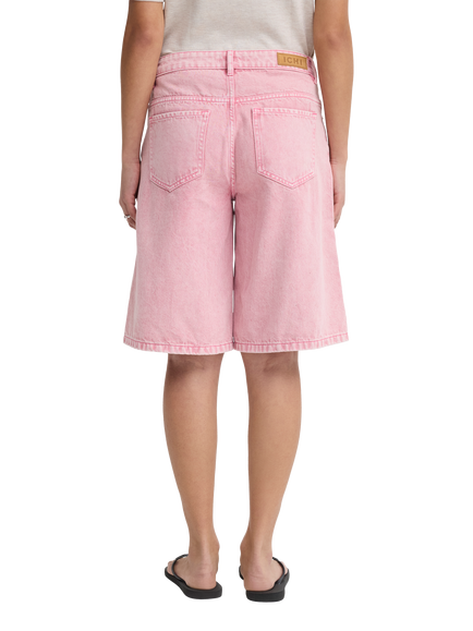 ICHI Ihkirsten Denim Shorts, Wild Orchid - view 2, Wild Orchid