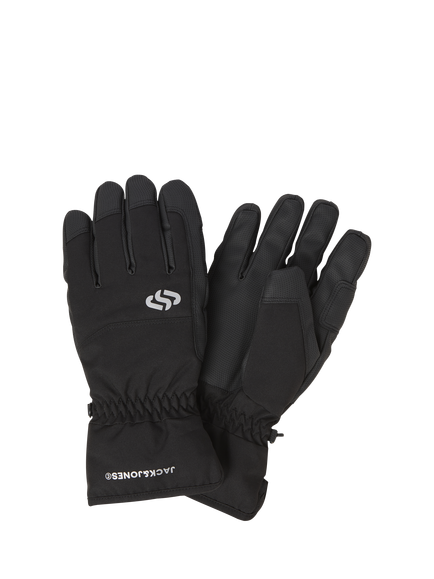 Jack & Jones Kids' Ski Gloves, Black - view 2, Black