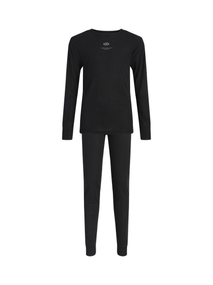 Jack & Jones Kids' Ski Base Layer Set, Black, Black