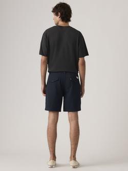 Levi's Authentic Relaxed Cotton Rich XX Chino Shorts, Cadiz Plaid Navy - view 2, Cadiz Plaid Navy