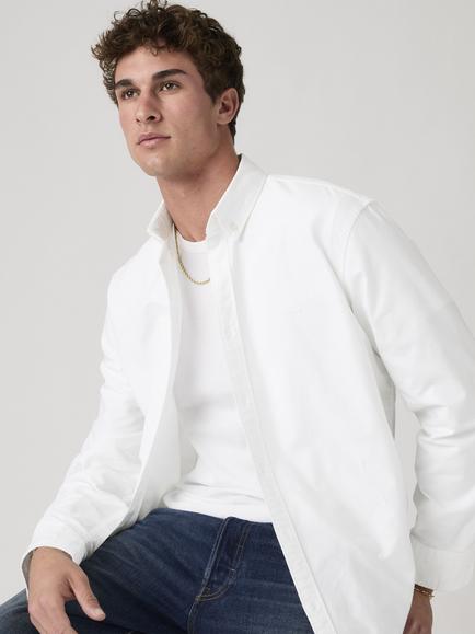 Levi's Authentic Button Down Cotton Shirt, Bright White - view 2, Bright White