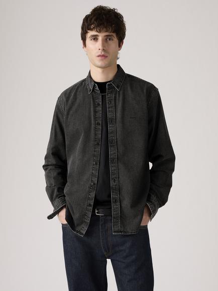 Levi's Authentic Denim Shirt, Gizmo Washed Black, Gizmo Washed Black