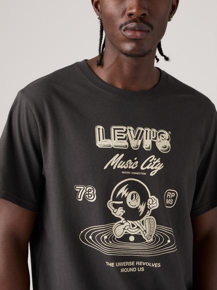 Levi's Graphic Crew Neck T-Shirt, Music City 2 Phantom - view 2, Music City 2 Phantom