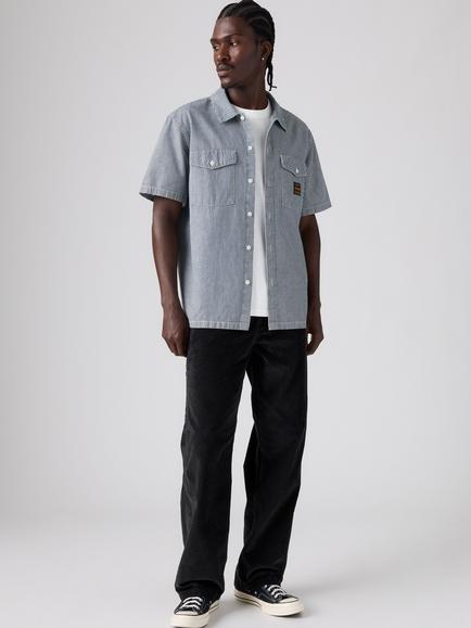 Levi's 568 Loose Straight Corduroy Trousers, Perfect Storm, Perfect Storm
