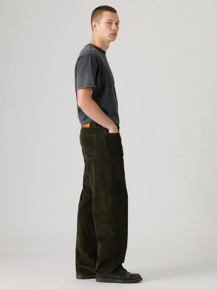 Levi's 578 Pure Cotton Corduroy Baggy Chinos, Dolmas Green - view 2, Dolmas Green