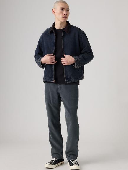 Levi's XX Chino Authentic Relaxed Corduroy Trousers, Komodo Green Cord, Komodo Green Cord