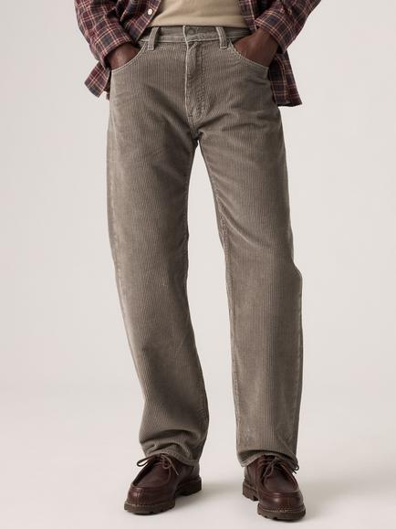 Levi's 555 Mid Rise Relaxed Straight Leg Jeans, Smokey Taupe 8w Cord - view 2, Smokey Taupe 8w Cord