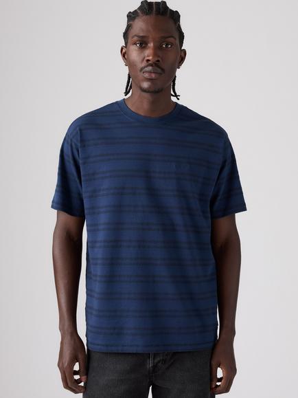 Levi's Red Tab Vintage Pure Cotton Striped T-Shirt, Grady Chevron Stripe - view 2, Grady Chevron Stripe