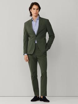 Hackett London Seersucker Blazer, Army Green - view 2, Army Green