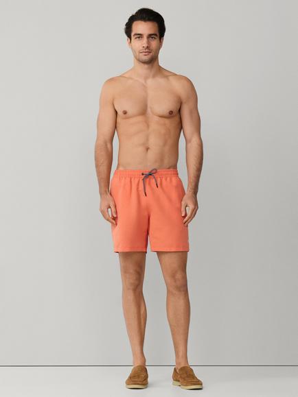 Hackett London Regular Fit Icon Swim Shorts - view 2, Apricot Orange