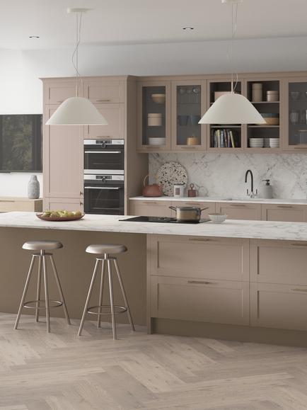 John Lewis Edition Allerton Fitted Kitchen, Painted Dune