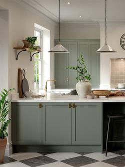 John Lewis Edition Lancaster Fitted Kitchen - view 2, Jade
