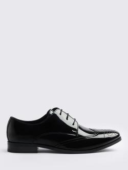 Moss Kensington Patent Dress Brogues, Black, Black