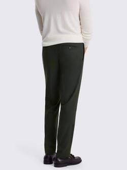 Moss Slim Fit Flannel Suit Trousers, Khaki - view 2, Khaki