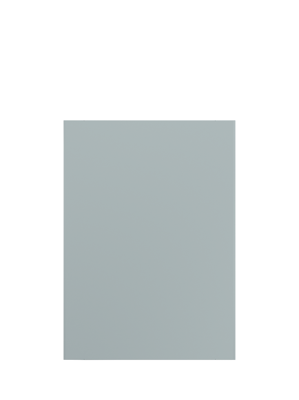 John Lewis Edition Valencia Fitted Kitchen, Painted Cove Blue