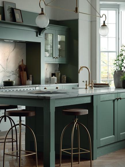 John Lewis Edition Hadlow Fitted Kitchen, Painted Botanical