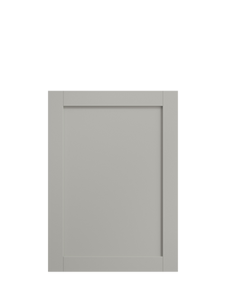 John Lewis Edition Lulworth Fitted Kitchen, Painted Light Grey