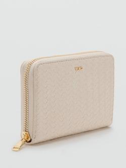 Mango Compact Purse - view 2, Off White