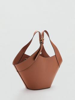 Mango Adjustable Tote Bag, Brown - view 2, Brown