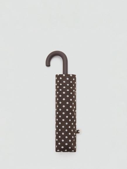 Mango Compact Canopy Travel Umbrella, Brown - view 2, Brown