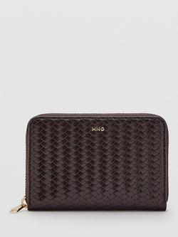 Mango Compact Purse, Chocolate