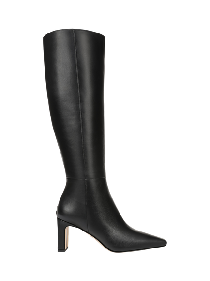 Sam Edelman Sylvia Leather Knee High Boots, Black, Black