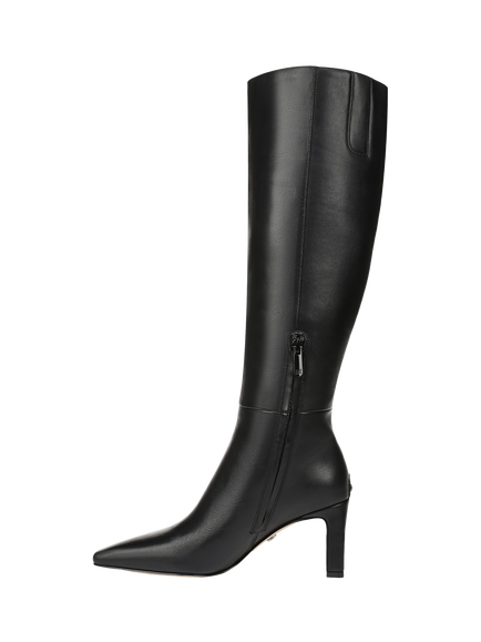 Sam Edelman Sylvia Leather Knee High Boots, Black - view 2, Black