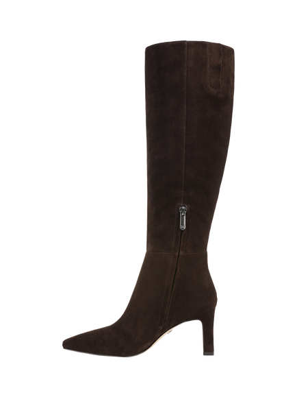 Sam Edelman Sylvia Suede Knee High Boots, Brown - view 2, Brown