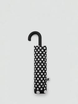 Mango Compact Manual Umbrella, Black - view 2, Black