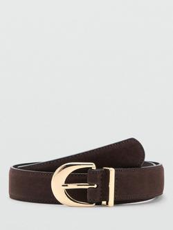 Mango Textured Belt, Chocolate