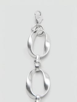 Mango Oval Link Chain Belt, Silver - view 2, Silver